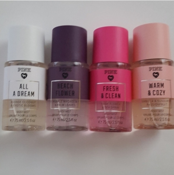 Vs pink body spray 4 pack set - Picture 2 of 2